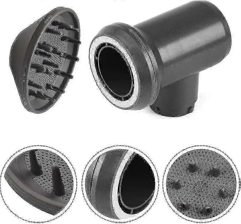 Adapter and Diffuser Kit for Airwrap Styler Complementing Hair Dryer Setups