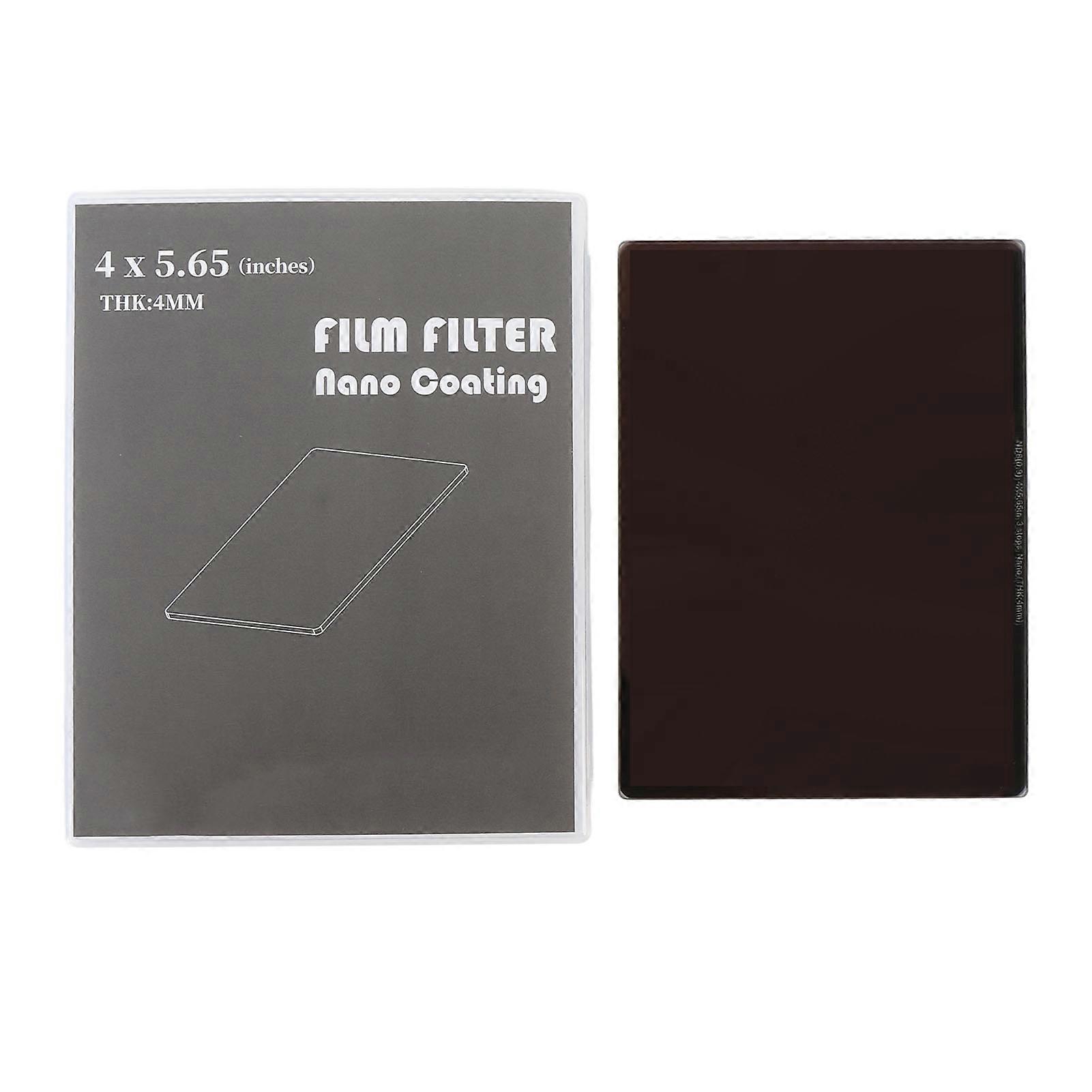 Square ND 4x5.65 Inch Optical Glass HD Multi Layer Coating Rectangular Neutral Density Filter for Lens Frame Matte Box