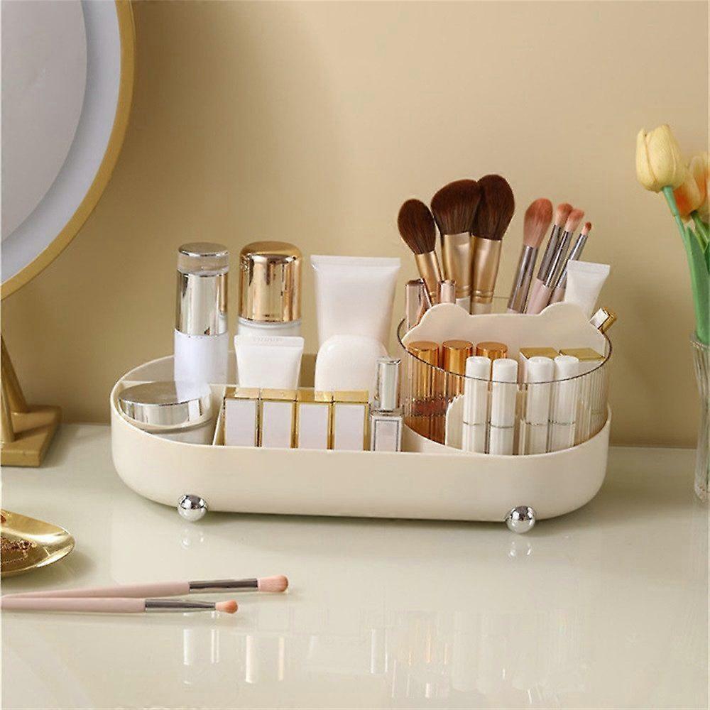 Make-up storage box, rotating cosmetics display box, large organizer beauty essentials
