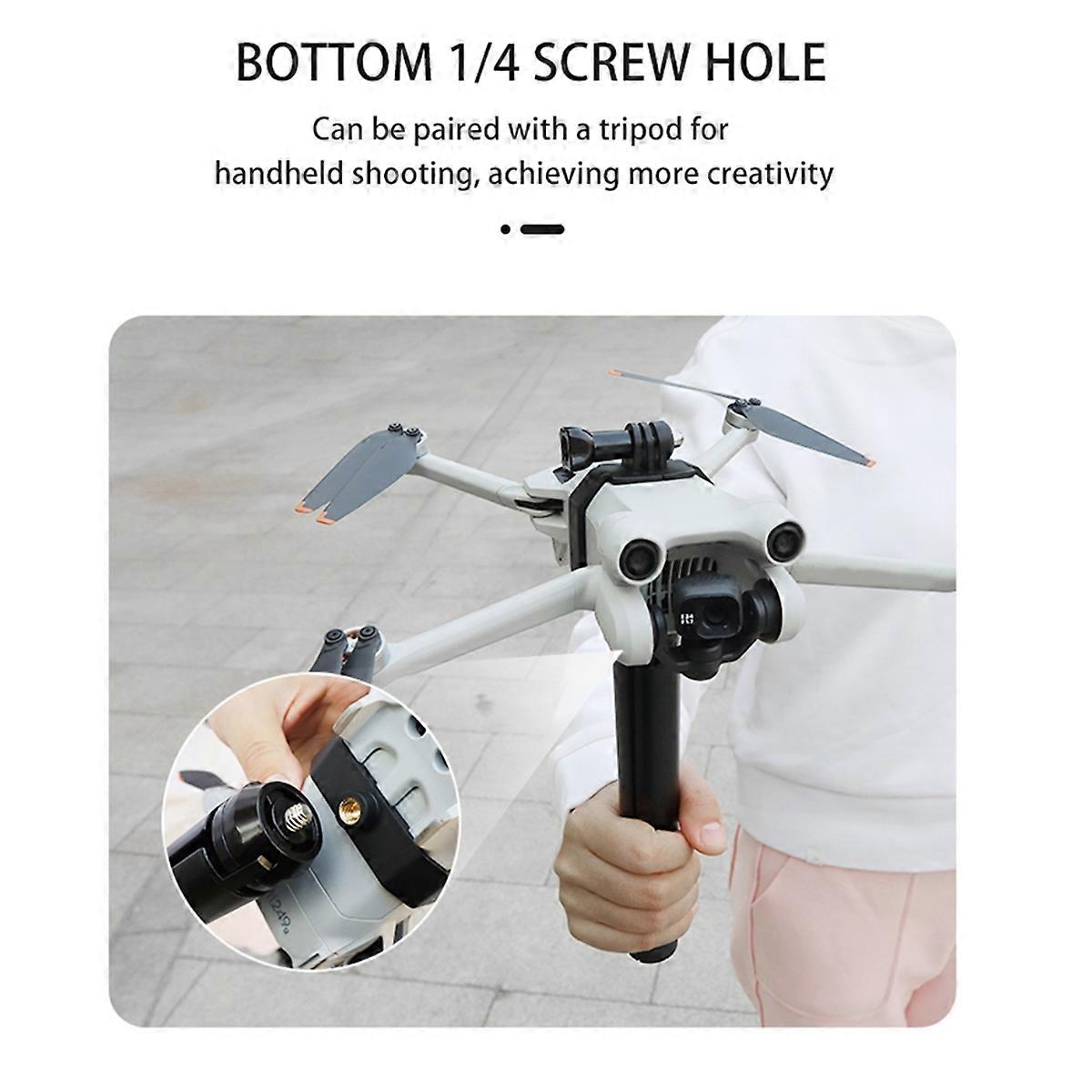 For DJI MINI 4 PRO/MINI 3/MINI 3 PRO Top Extension Bracket Mount Holder Camera Stand for Insta360 Ac