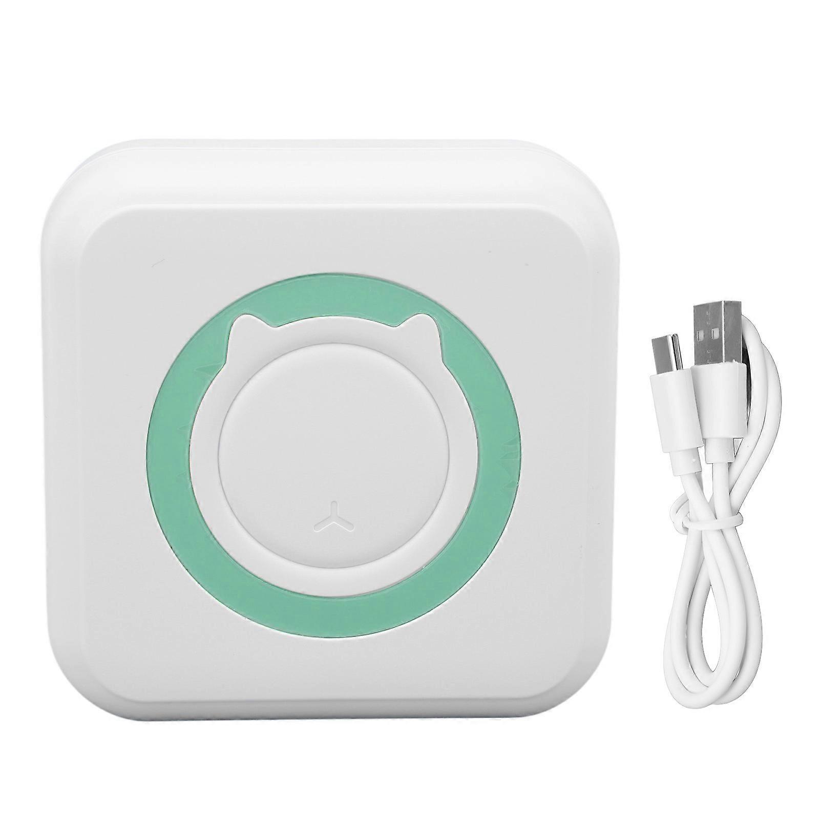 Portable Photo Printer APP Control Inkless Printing Machine for Black White Picture Label Barcode Built in Battery