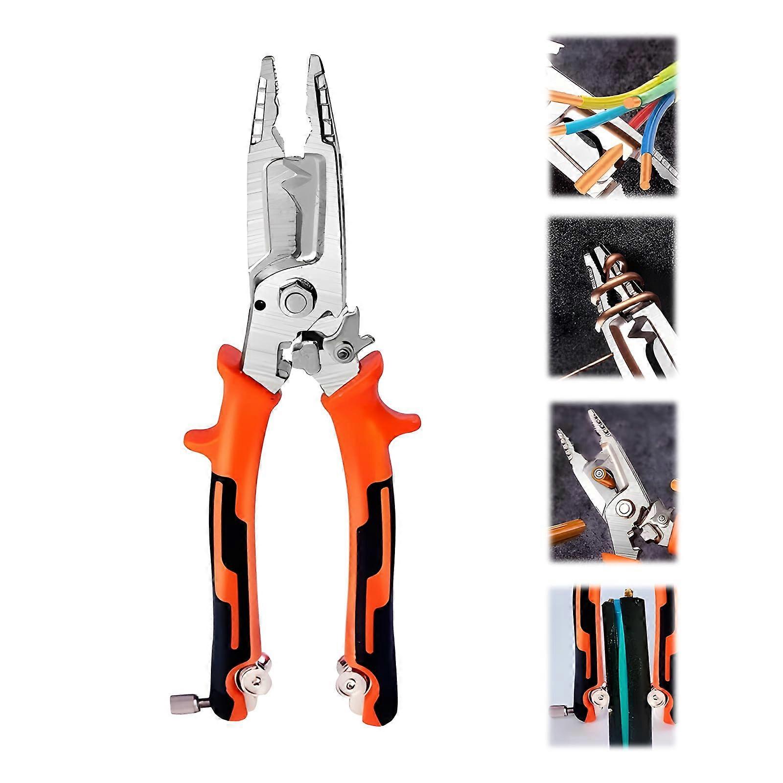 10 in 1 Hand Tool Multifunct Wire Multifunction Stripper, Wire Plier Tool, Multifunctional Tool