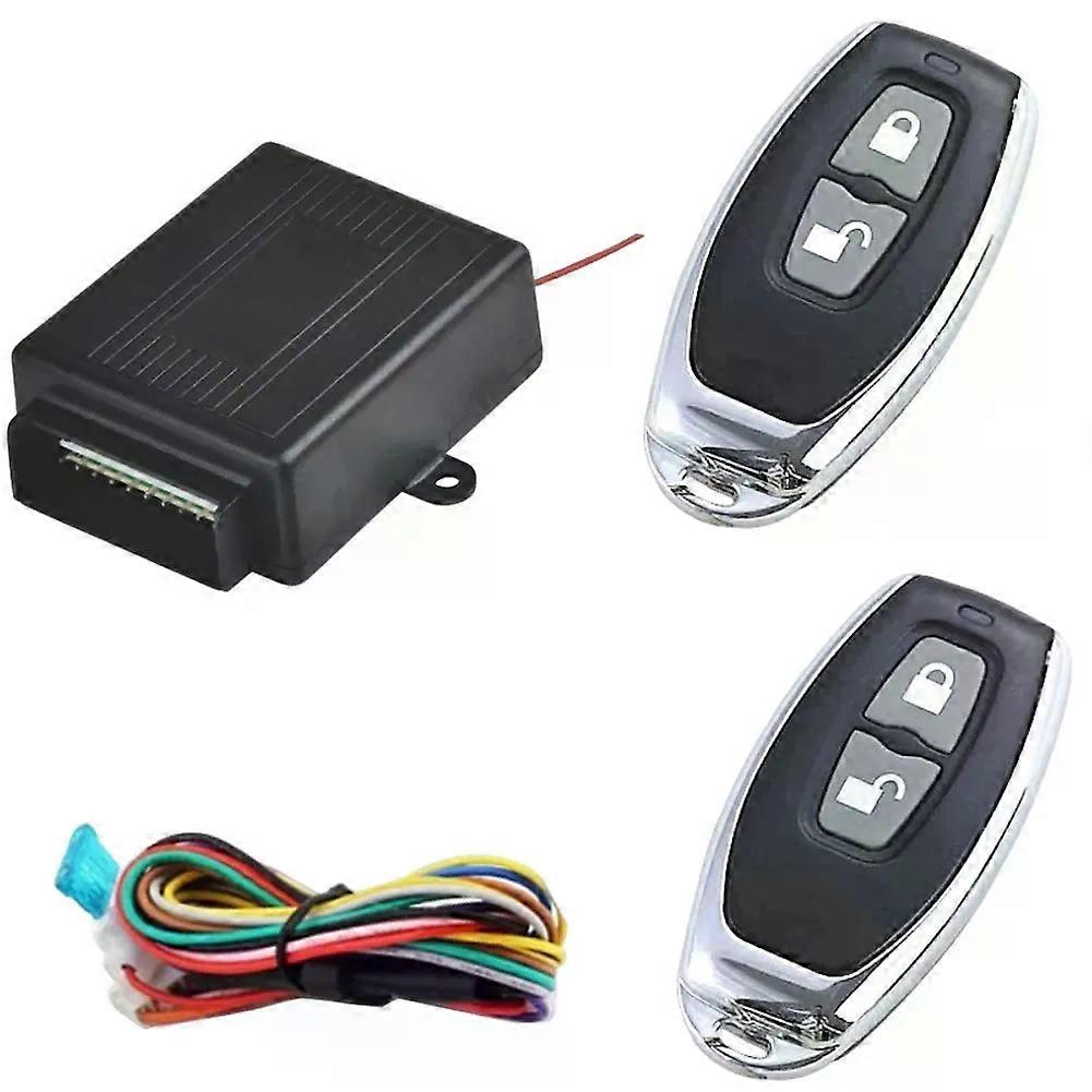 12V Car Remote Central Lock 2 Button Remote Control Car Central Locking System Remote Trunk Release Universal