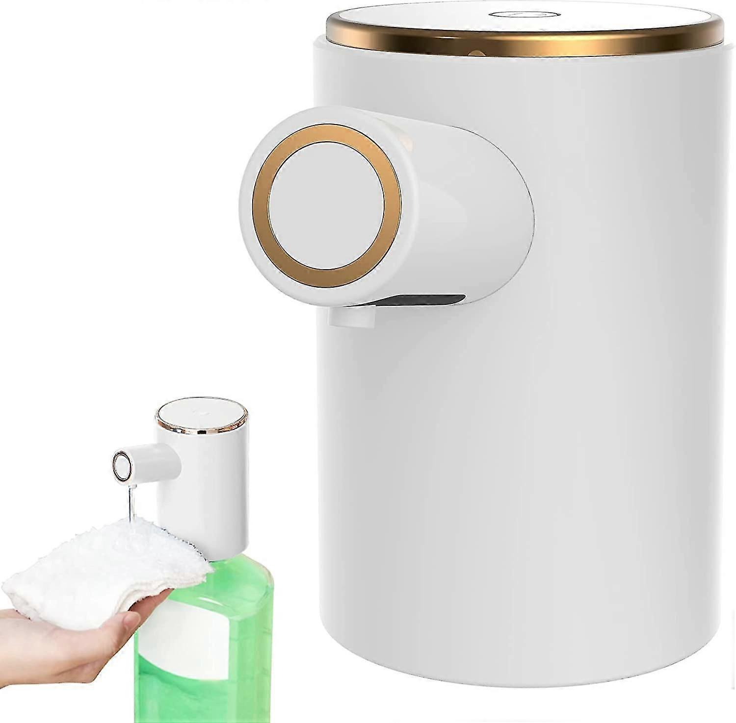 Automatischer Seifenspender mit Infrarotsensor, USB-Ladeflüssigkeit, ipx4 wasserdichter Schaum (weiß)