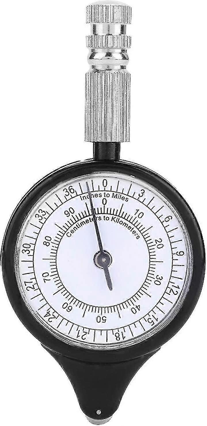 地图仪表仪表比例里程里程表迷你户外地图测量露营远足户外生存工具