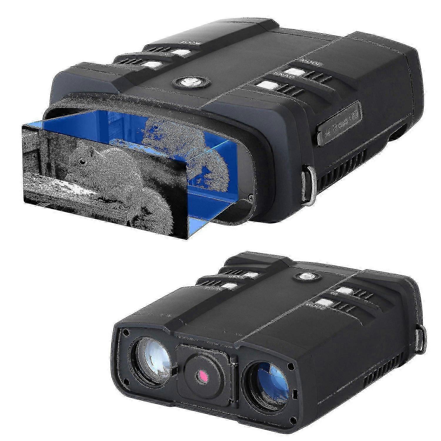 10.8x31mm Night Vision Binoculars,1080p Image With 4" Lcd Screen Photo Camera Video Recorder Playbac