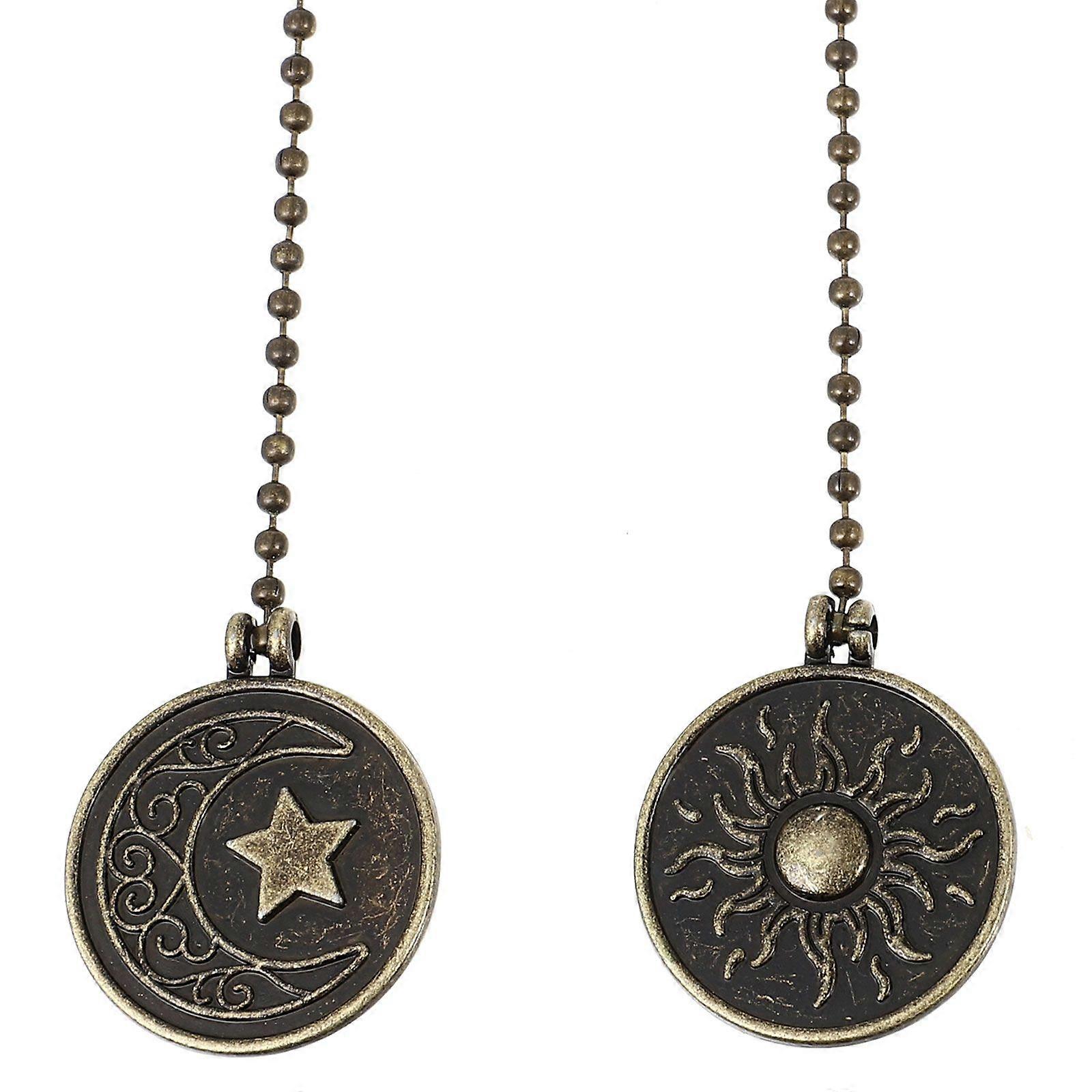 2Pcs Ceiling Fan Pull Chains Unique Light Hanging Adorns Ceiling Lamp Decor