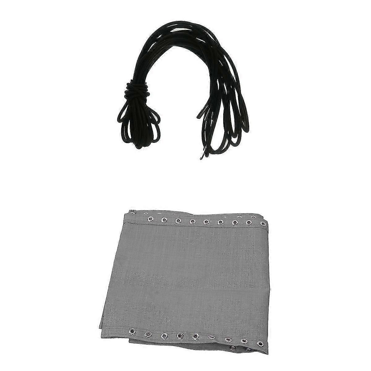 Black Cords Grey Replacement Fabric Cloth with for Garden Folding Recliners