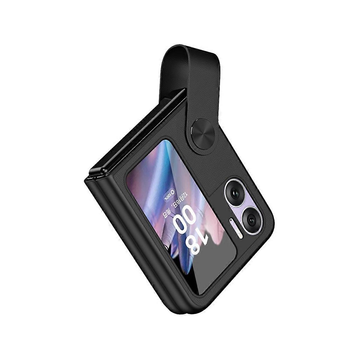 TPU Stand Cover Portable with Hand Strap Mobile Phone Shell Washable Adjustable Foldable Fall for F