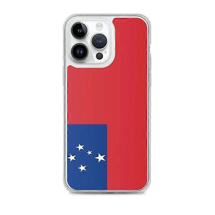 iPhone Case - Samoa - Flag - Flexible - Multicolor - Transparent TPU