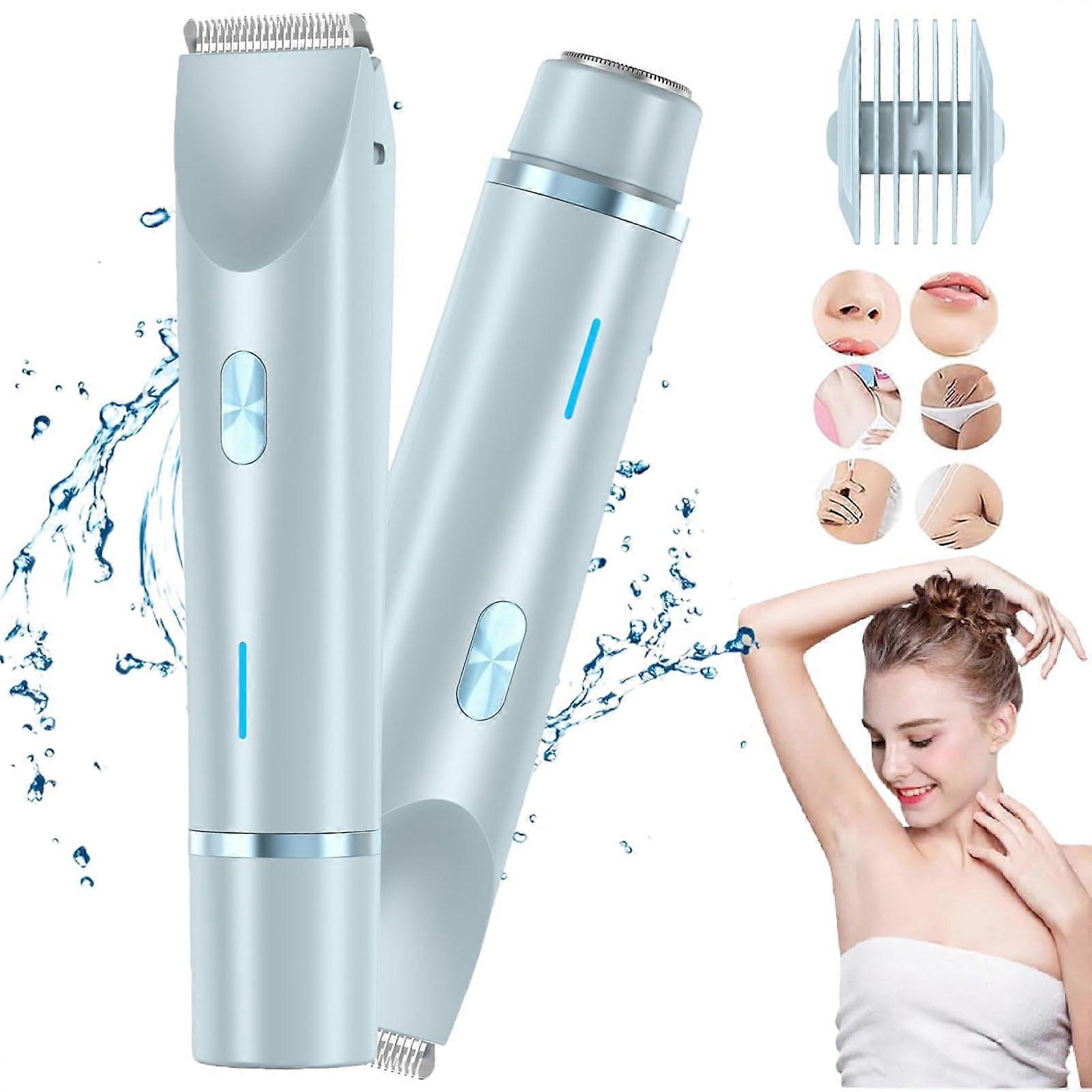 Silkyglow 2in1 Women's Body Shaver (Blue)
