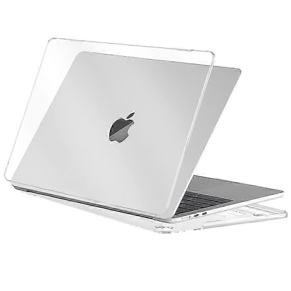 Case compatible with NEW MacBook Air 13.6 inch M2 A2681, 2022 release, ultra-thin smooth hard shell protective case, crystal clear