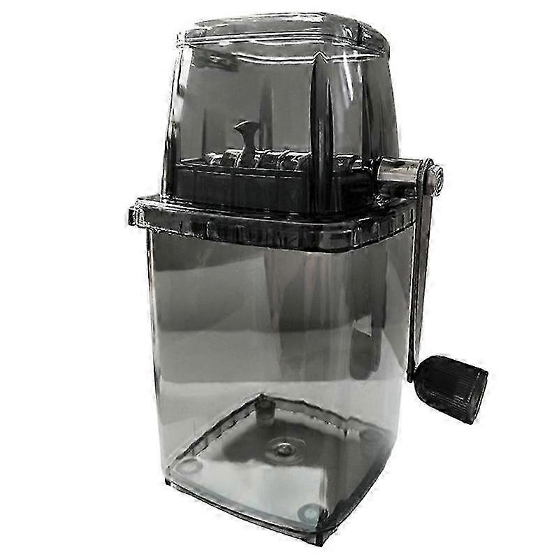Ice Crusher Hand-Crank Ice Shaver And Snow Cone Machine Portable Ice Crusher And Shaved Ice Machine For Flavored Healthy Snacks  Ice Crushers & Shaver