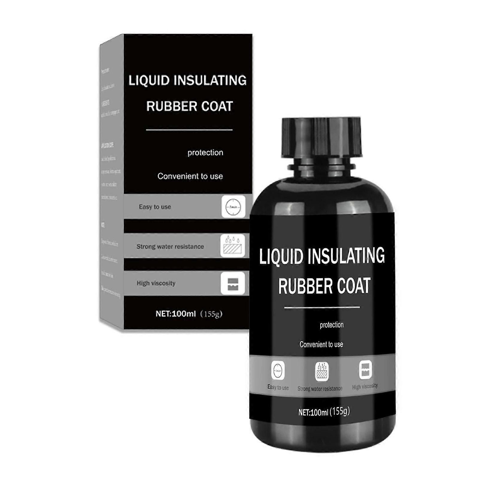 Liquid Waterproof Sealant Fast Drying Sealant Easy to Use Waterproof Sealant 100ml Keep Your Electronics Safe Dry Black