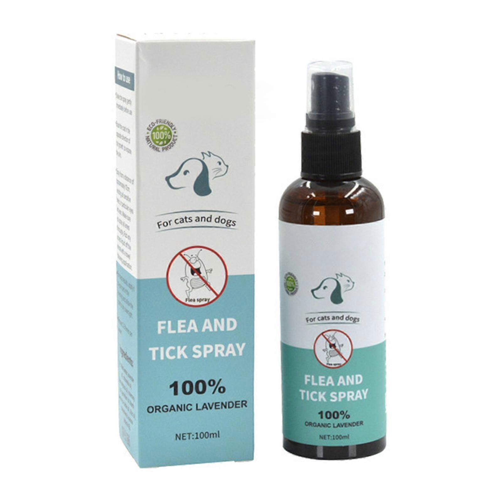 Pet Insect Repellent Spray for External Use to Relieve Fleas Cats Dogs Lice Fleas Long-lasting Anti-Itching Spray