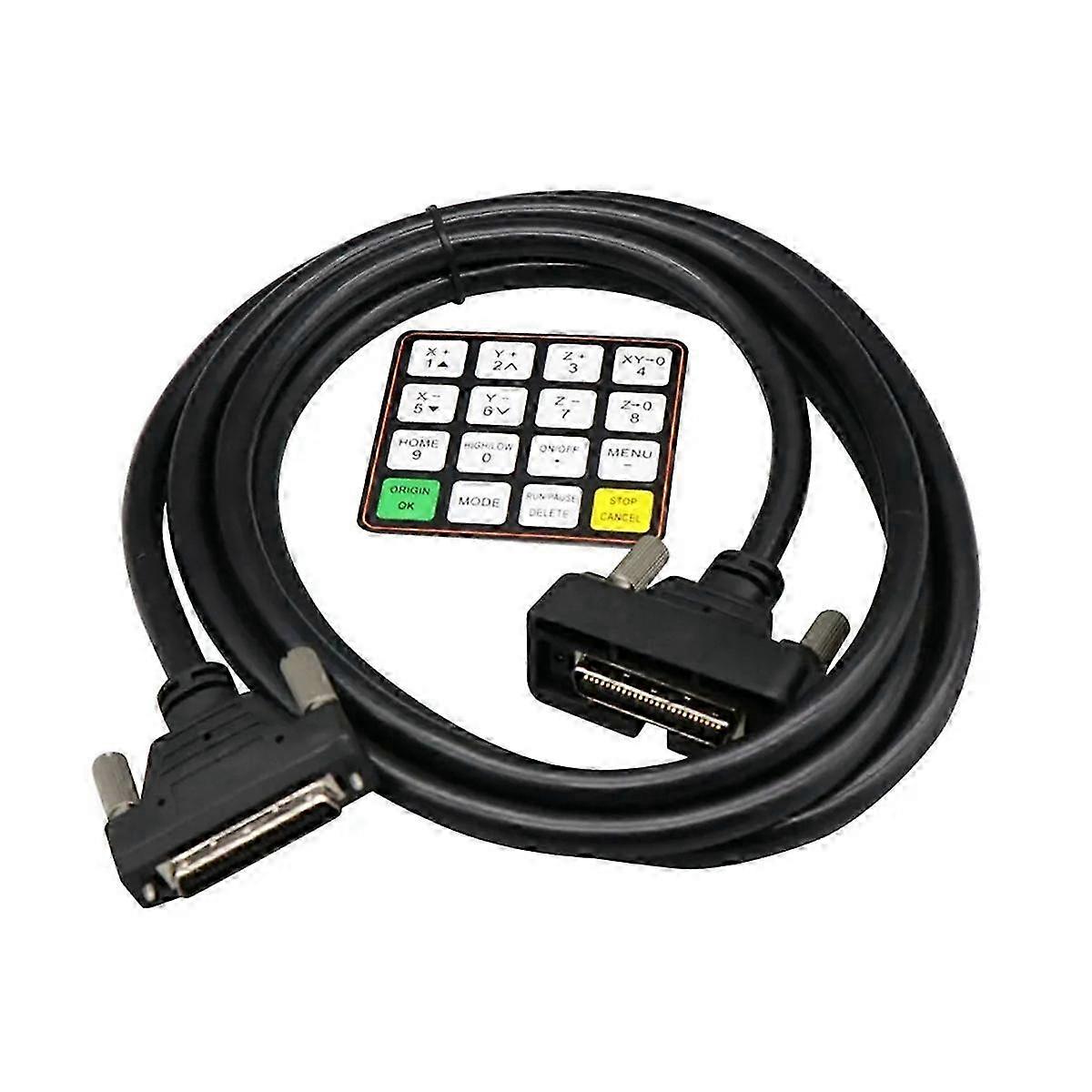 For Richauto A11 A12 A15 A18 DSP CNC Controller Cable 4M English Button Film CNC Woodworking Engravi
