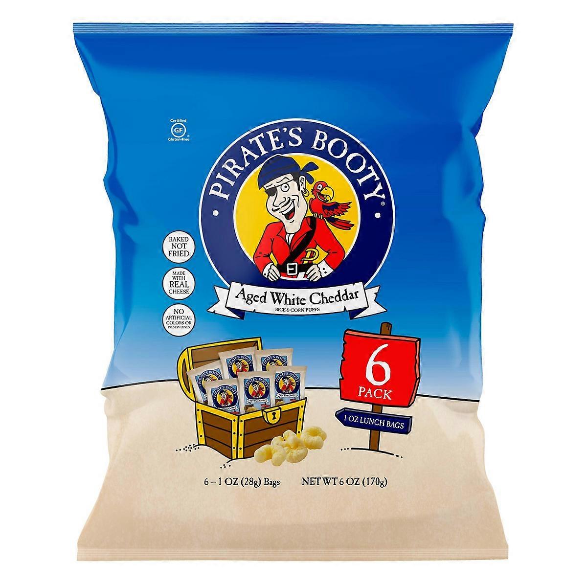Pirate's Booty Aged White Cheddar Puffs - 6ct - 1oz