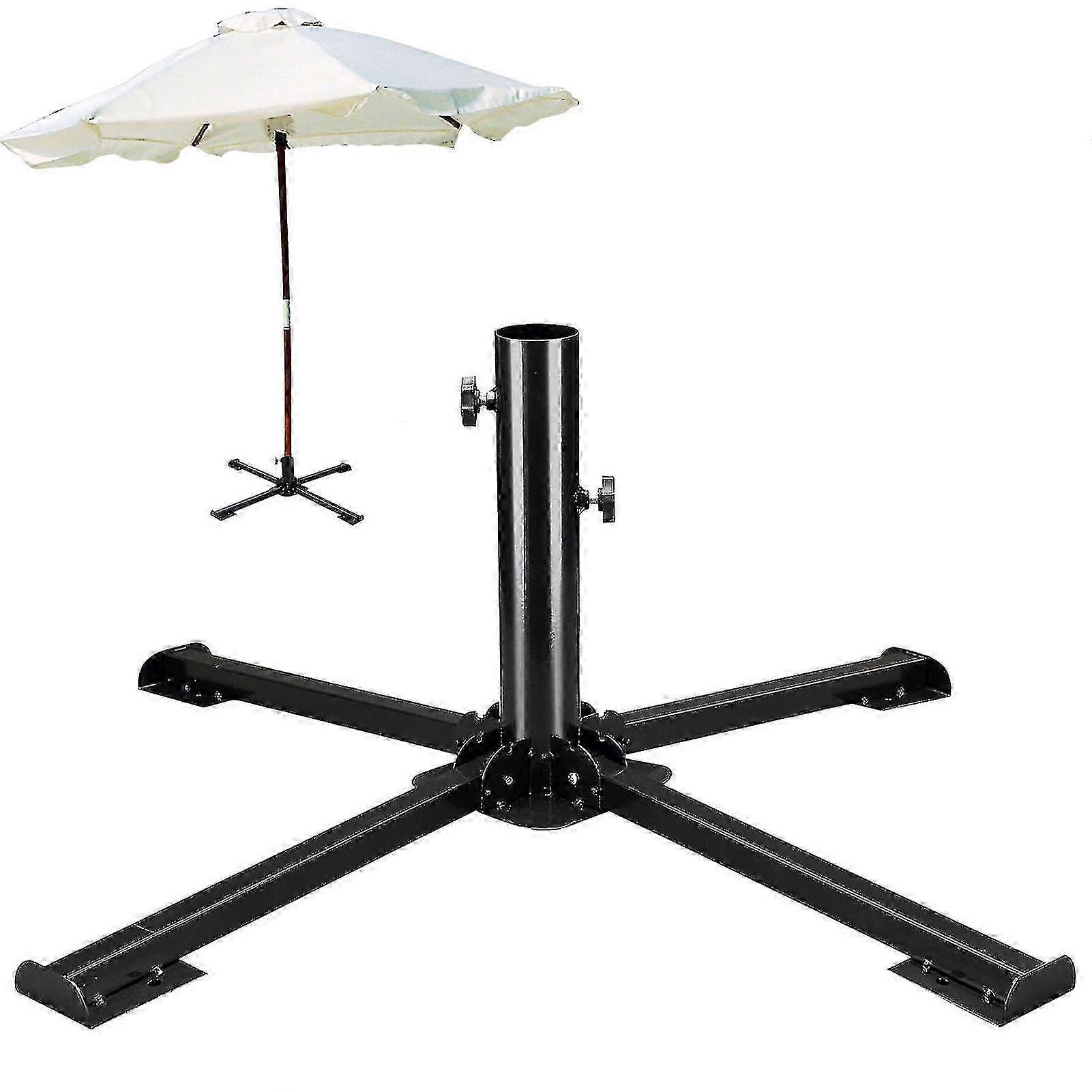 Foldable Iron Tripod for Christmas Trees - Easy Setup & Removal for Square & Artificial Trees