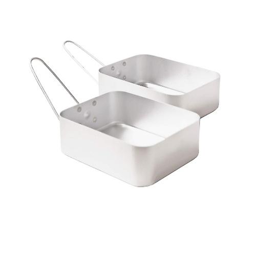 Trespass Messy Aluminium Mess Tin (Pack Of 2)