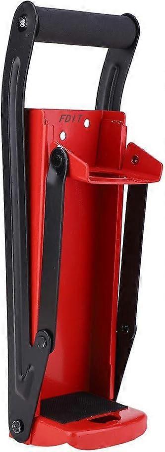 16oz Can Crusher, 2 in 1 Can Crusher with Bottle Opener, Red, Suitable for Many Cans and Beverage Bottles