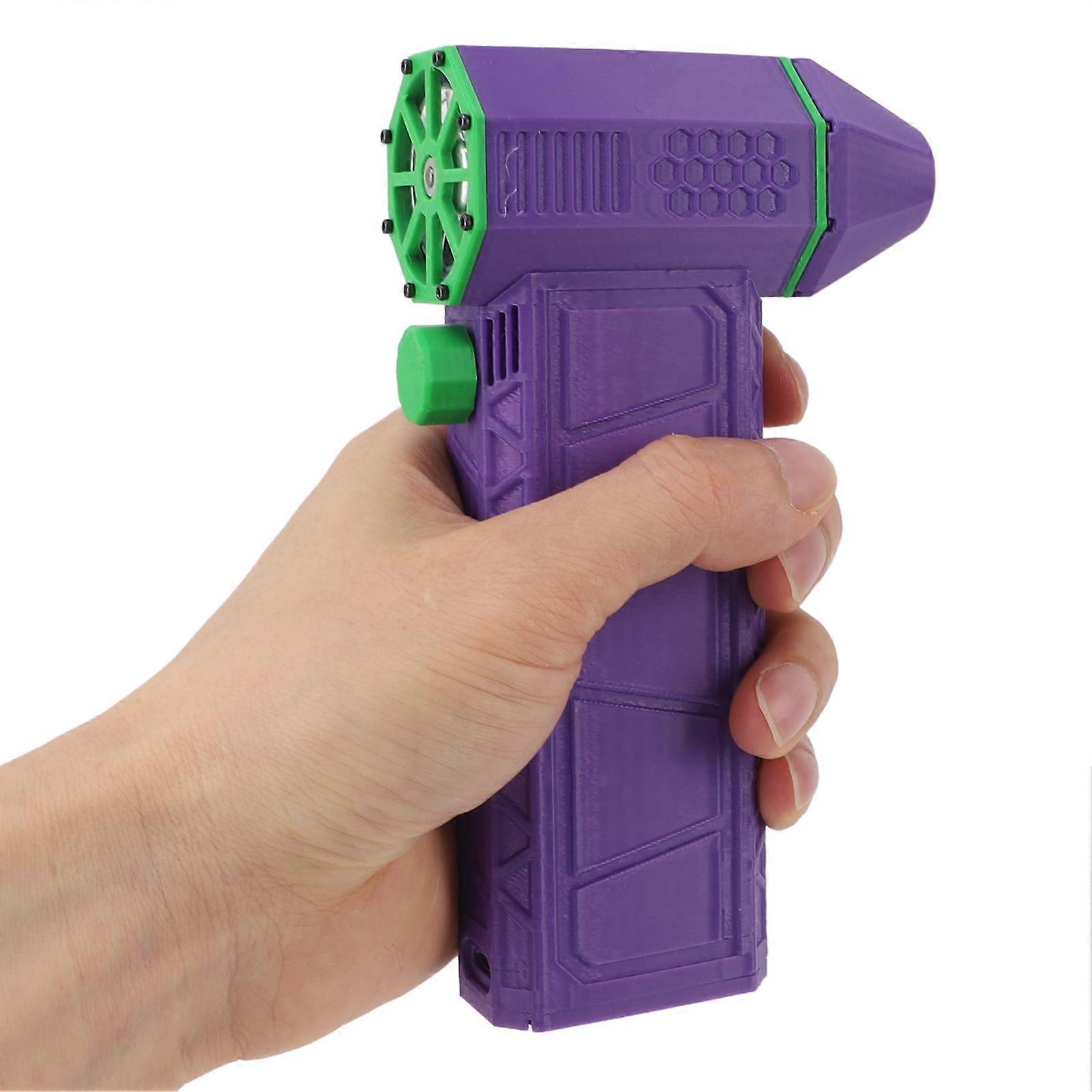 Jet Dry Mini Blower Powerful 110000 RPM Speed Portable Hand Held Turbo Powered Blower Versatile Cordless Air Blower Purple 