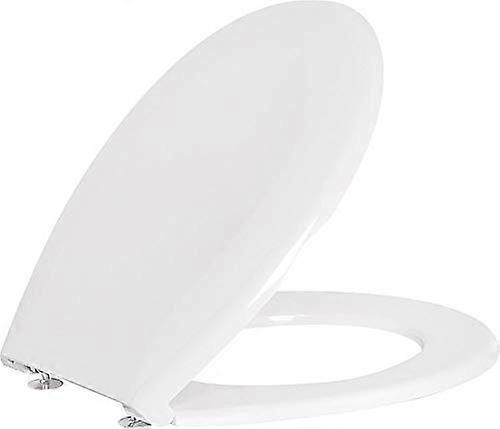 WC seat 1501 (streamline) with stainless steel hinges Color: whitealpine
