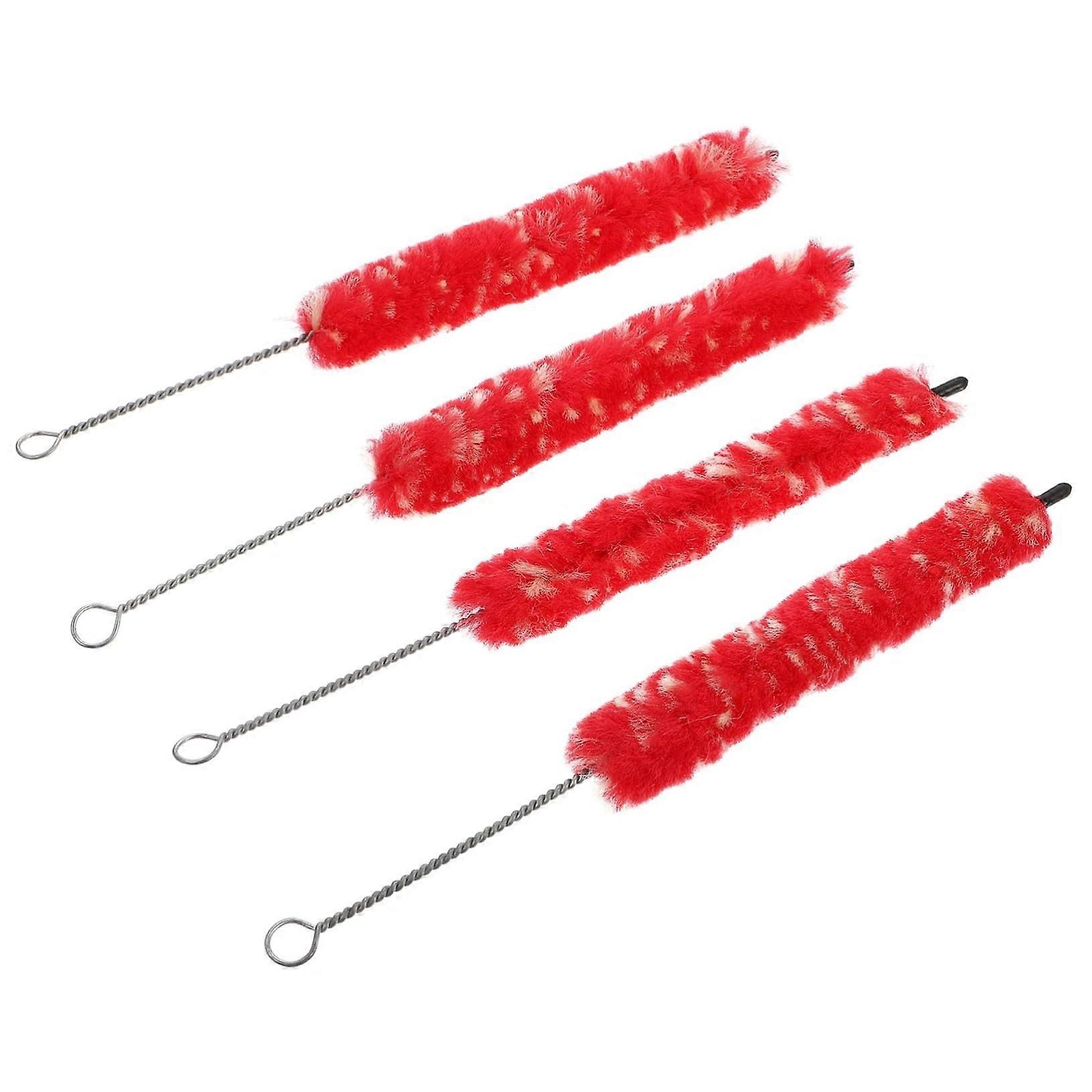 4 Pcs Clarinet Cleaning Brush Set, Portable Wind Instrument Cleaning Kit, Random Color