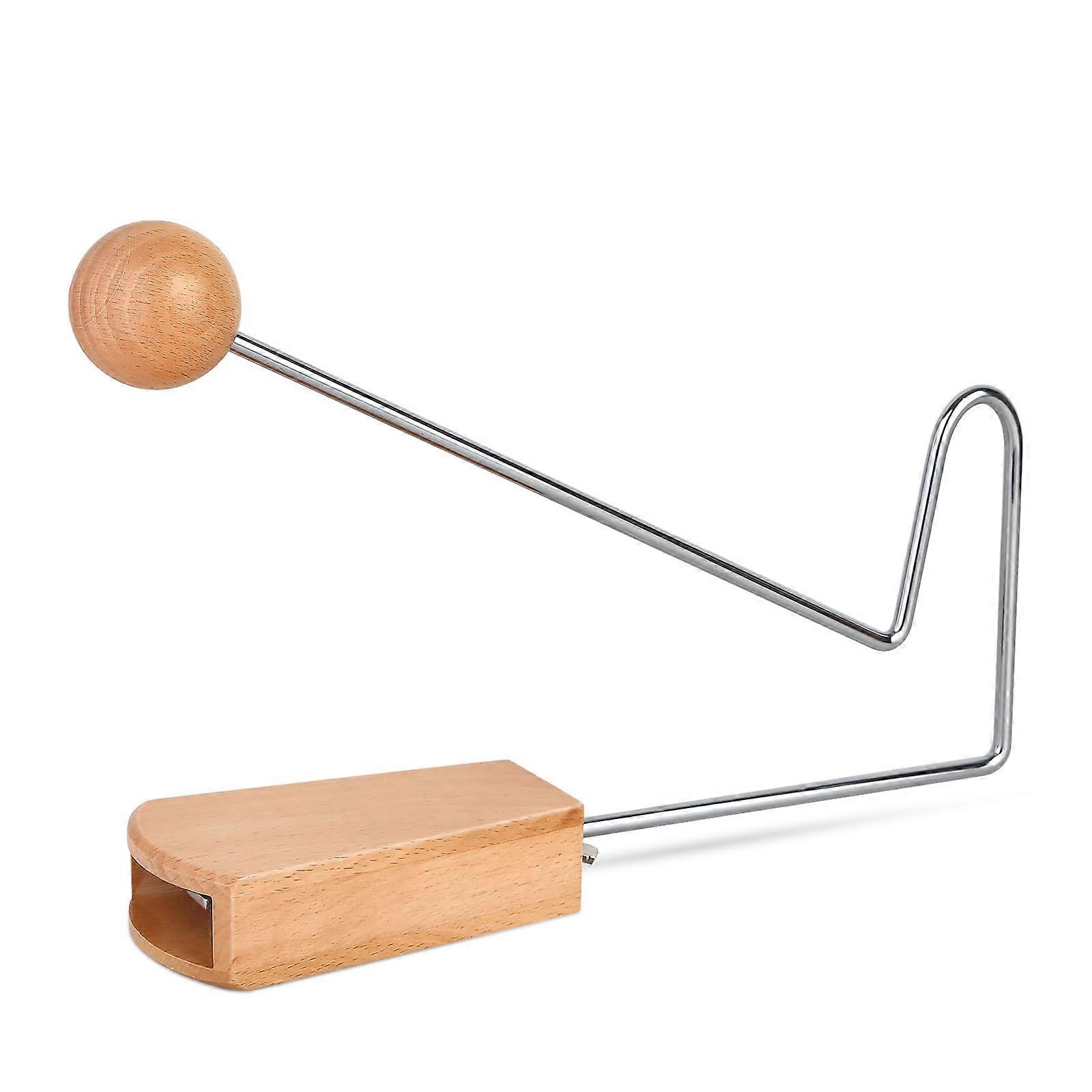 Vibraslap, Percussion Instrument, Latin Hand Percussion Instrument, Handheld Rattling Sound Effect for Musicians, Bands, and Studios