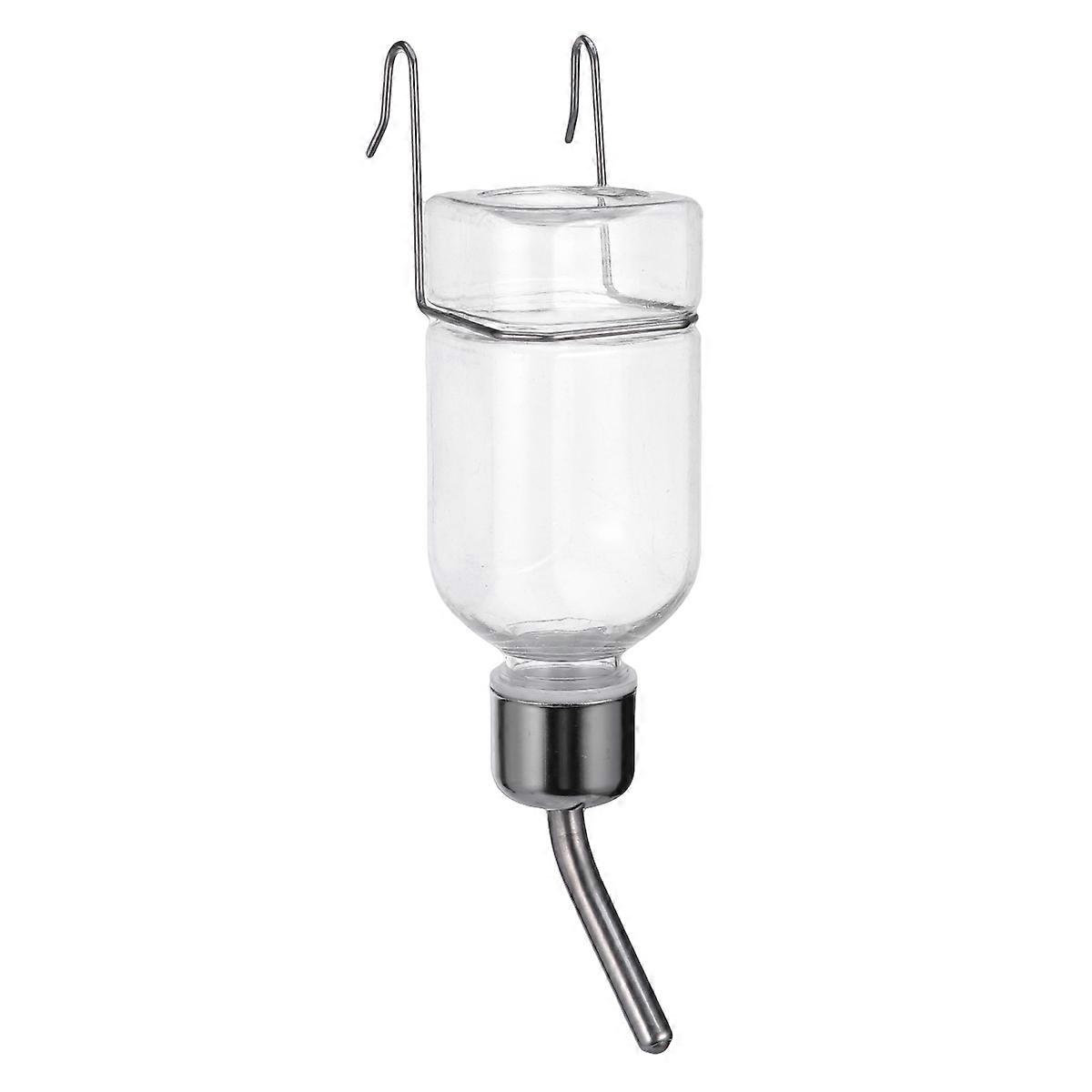 Portable Hanging Water Bottle for Small Pets, Automatic Dispenser with Ball Valve, Travel Friendly Cage Feeder for Rabbits, Cats, Birds, Hamsters,