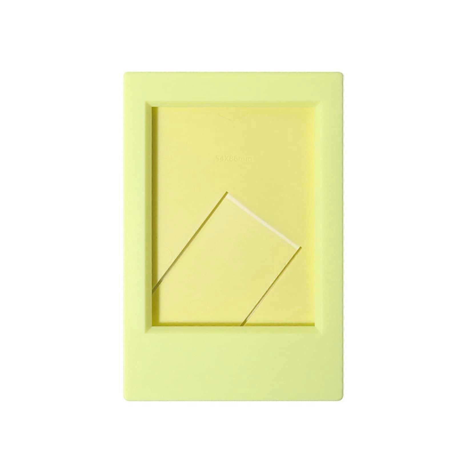 7,6 cm picture frame for picture frame, table top, photo card display, desktop stand, home office decorations light green