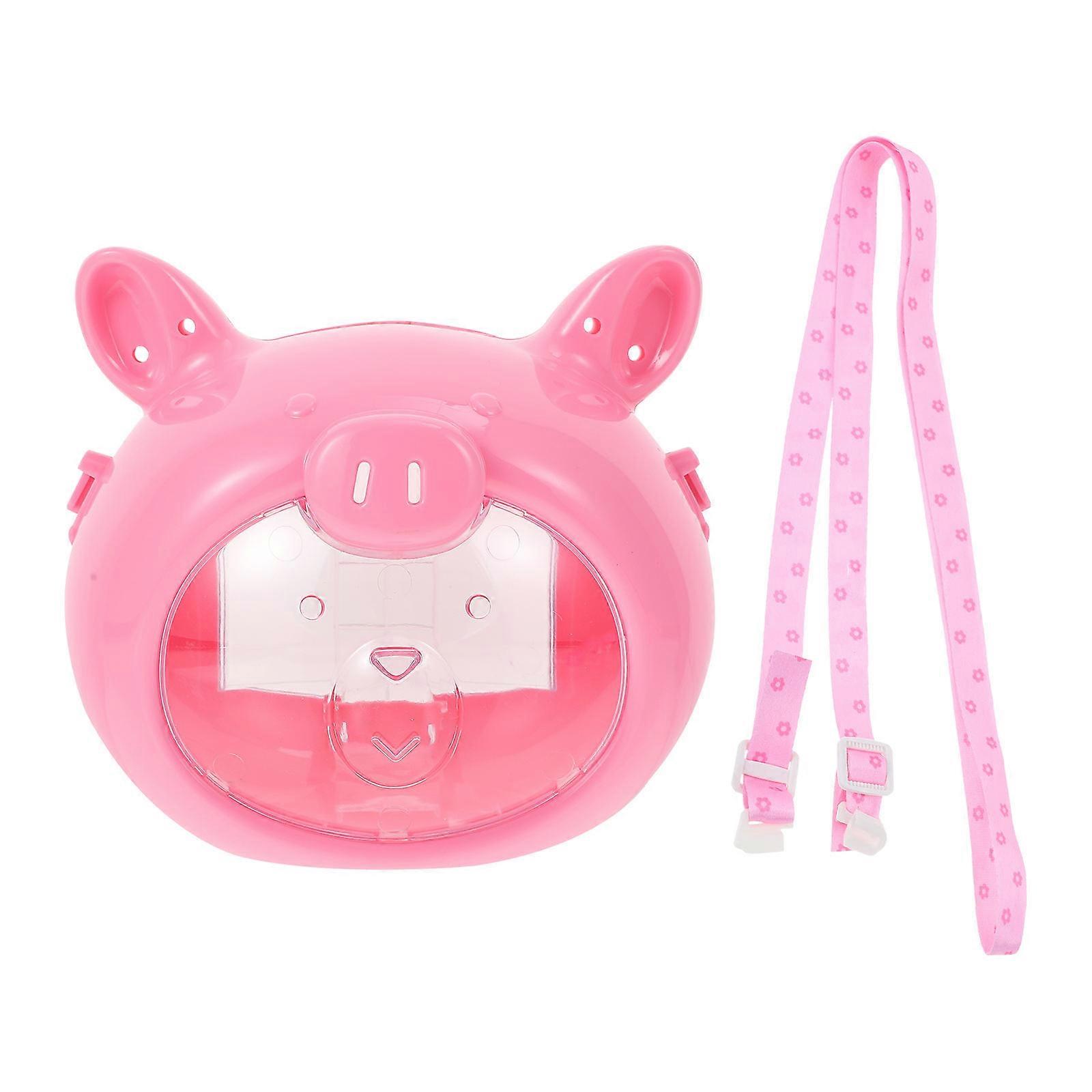Cages For Carrying Pets Hamster Carry Case For Hamster Hedgehog Squirrel Chinchilla Travel Pink 17x16x14cm Camping 1Set