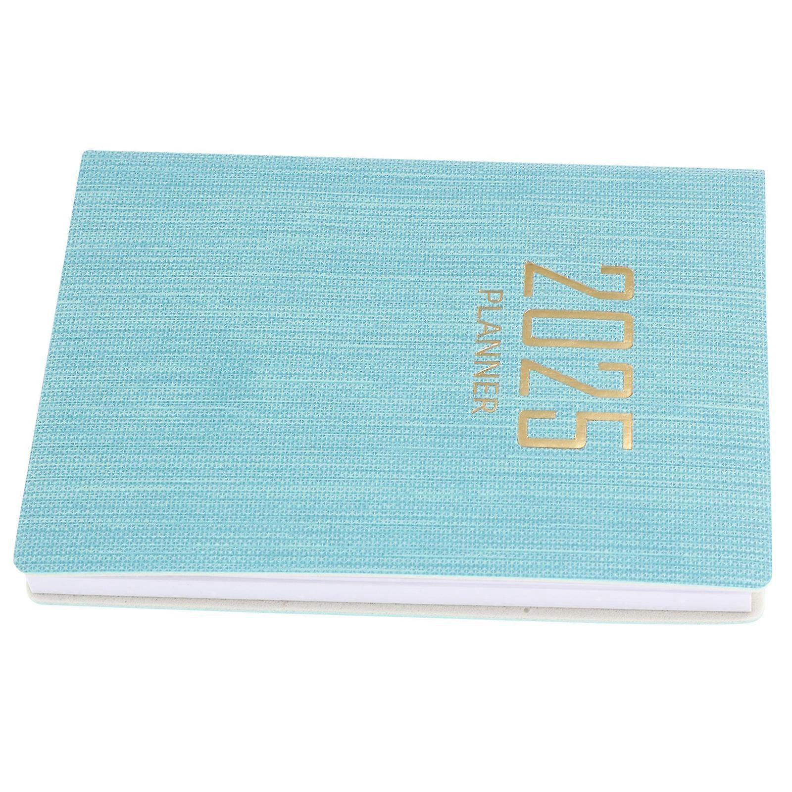 Calendar Notebook 2025 Weekly Appointment Book Planner Comprehensive Planning For Office Use Sky-Blue 1Pack