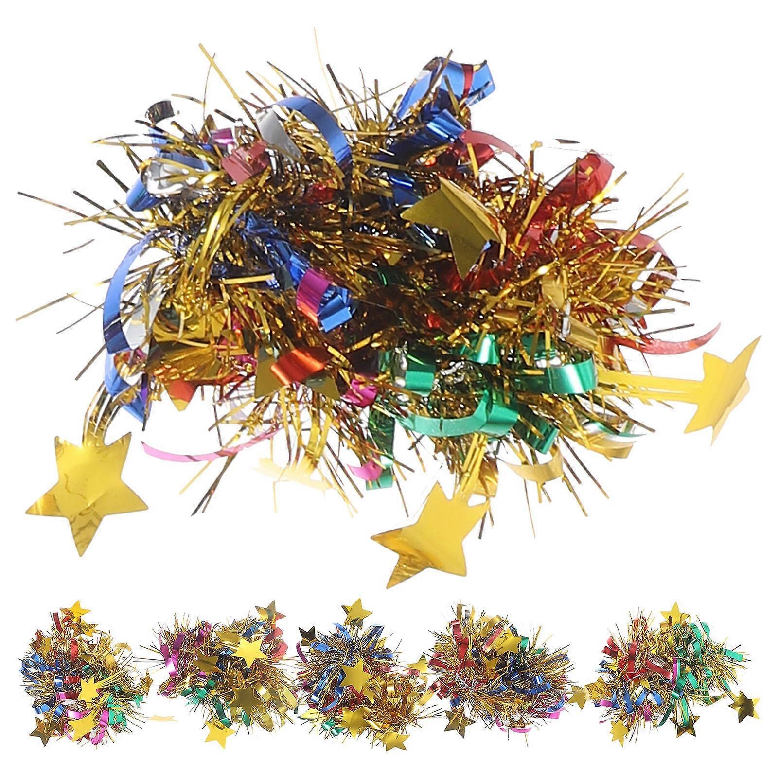 Cheerleading Pompoms Cheerleading Props Plastic Material For Children Special Events 6Pcs