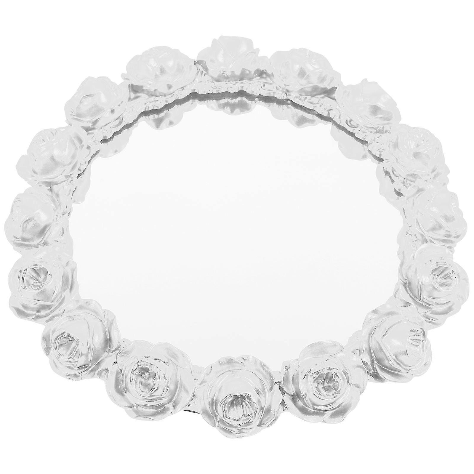Cosmetics Display Tray Accessory Tray For Parties Size 26x26x3cm Glass Material 1Pack