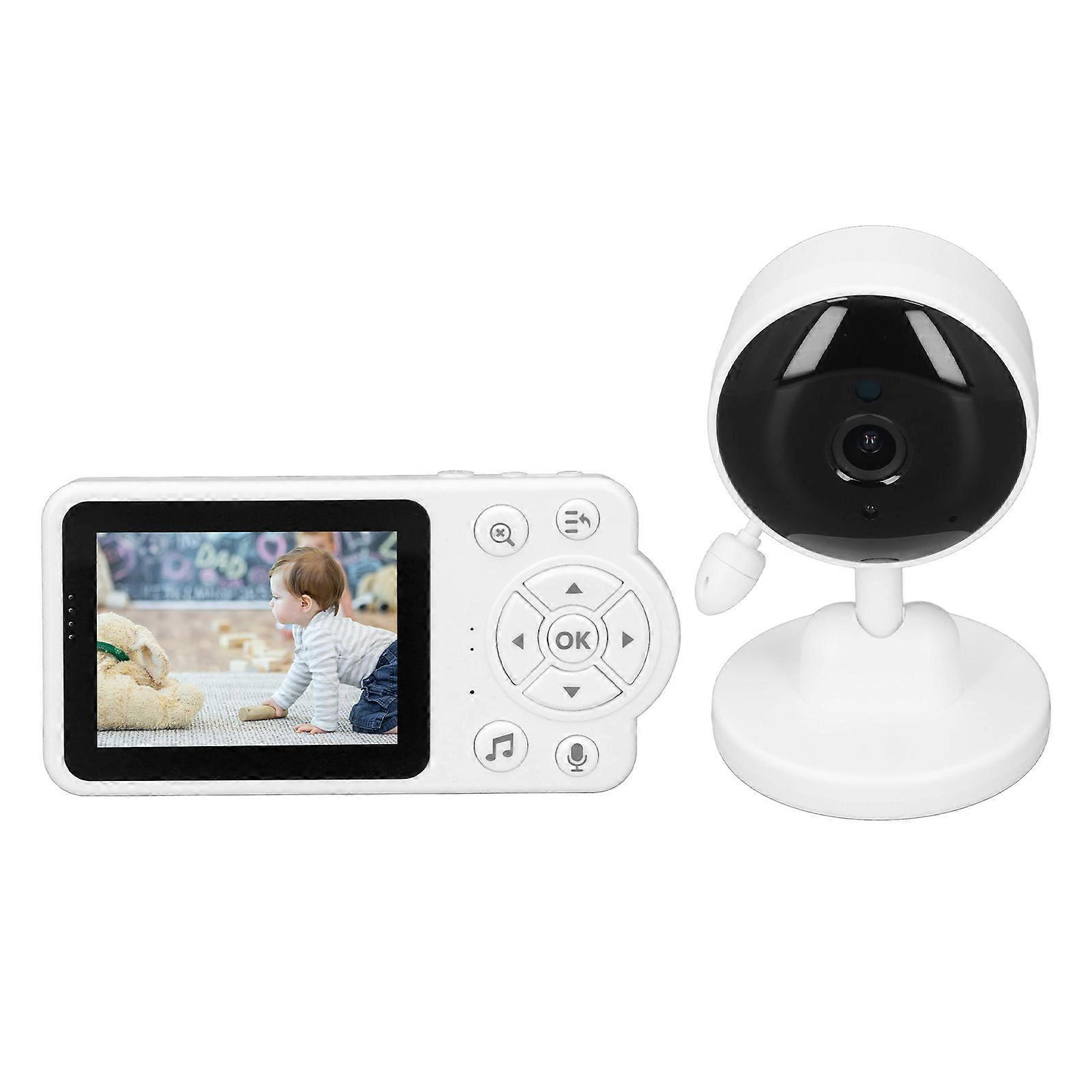 Wireless Baby Monitor 2.8 Inch Baby Security Camera with VOX Mode Night Vision 2 Way Talk Temperature Sensor