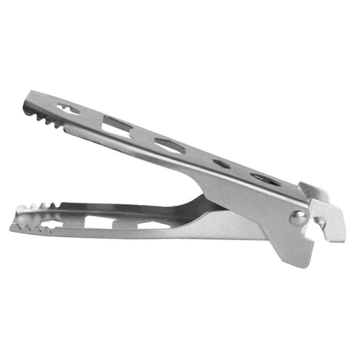 Grillipihdit ja kattilanostin, monitoimiset ulkoruoanlaittovälineet retkeilyyn, ruostumaton teräs, raskas