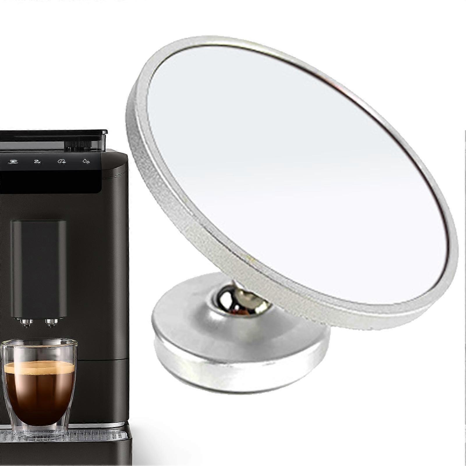 Espresso Extraction Mirror - Removable Reflective Espresso Shot Mirror for Flow Rate Observation in Cafe Machines, Silver