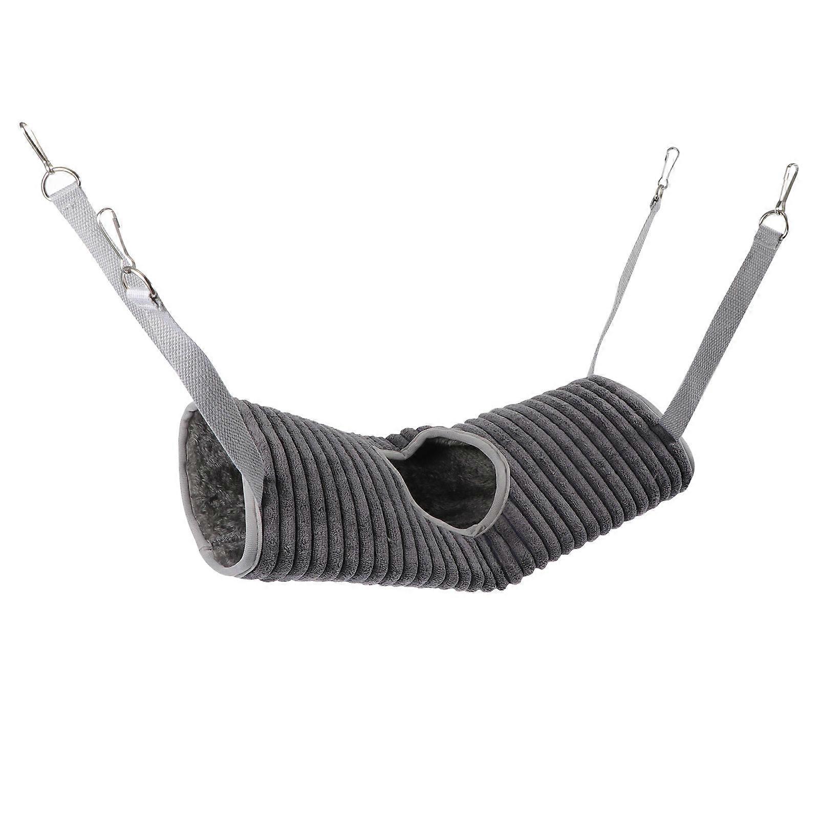 Warm Winter Hammock for Pets Featuring Space Expanding Tunnel