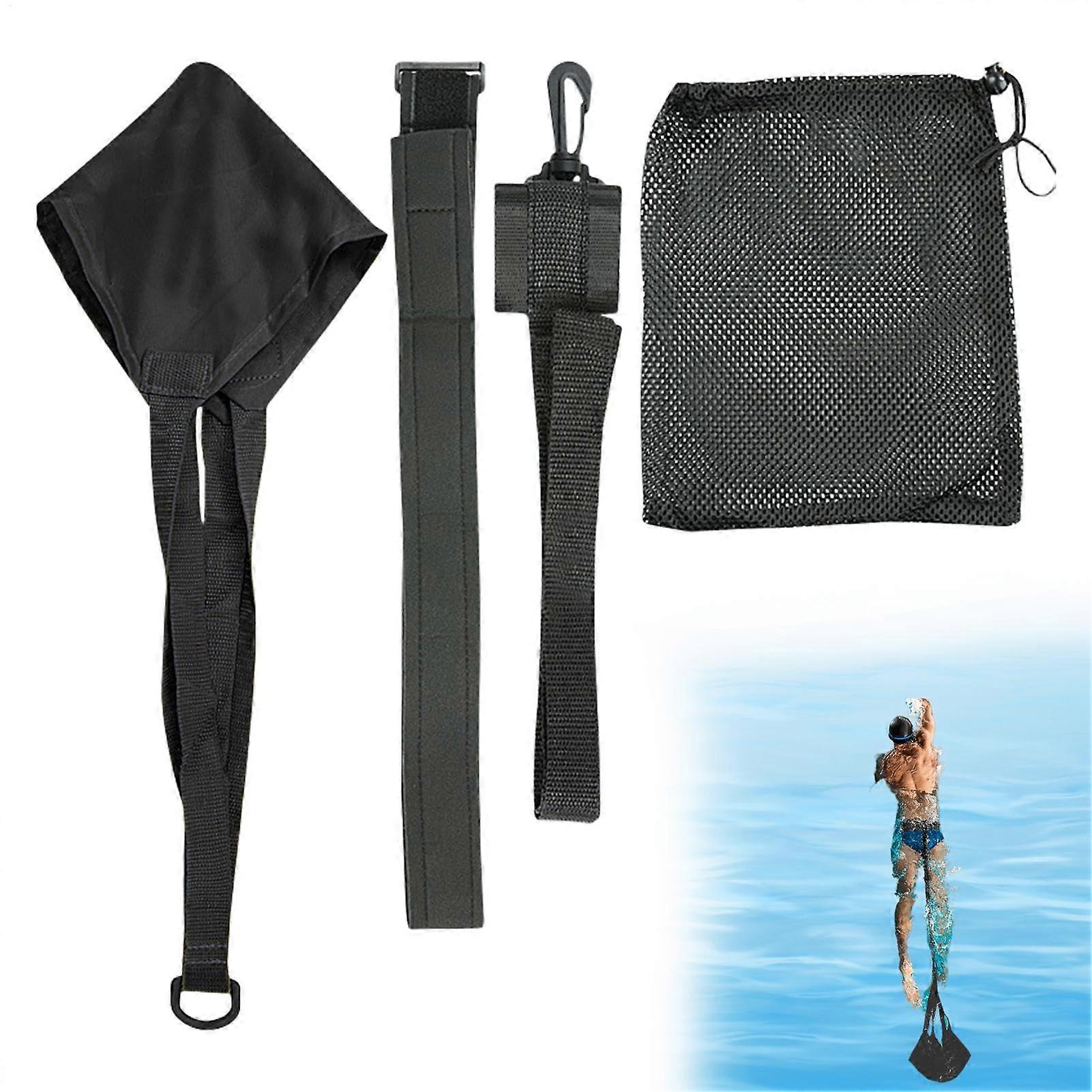 Pool Swimming Belt Trainer Stationary Swimming Resistance Belt Trainer 20cm