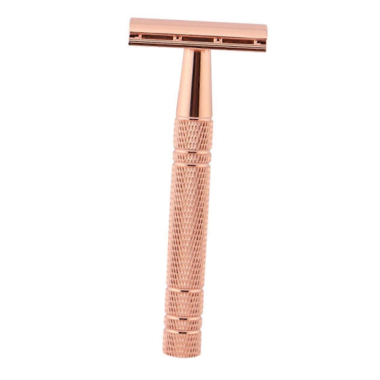 Manual Beard Razor, Vintage Style Body Hair Shaving Razor, High-Quality Design with Brown Kraft Paper Packaging