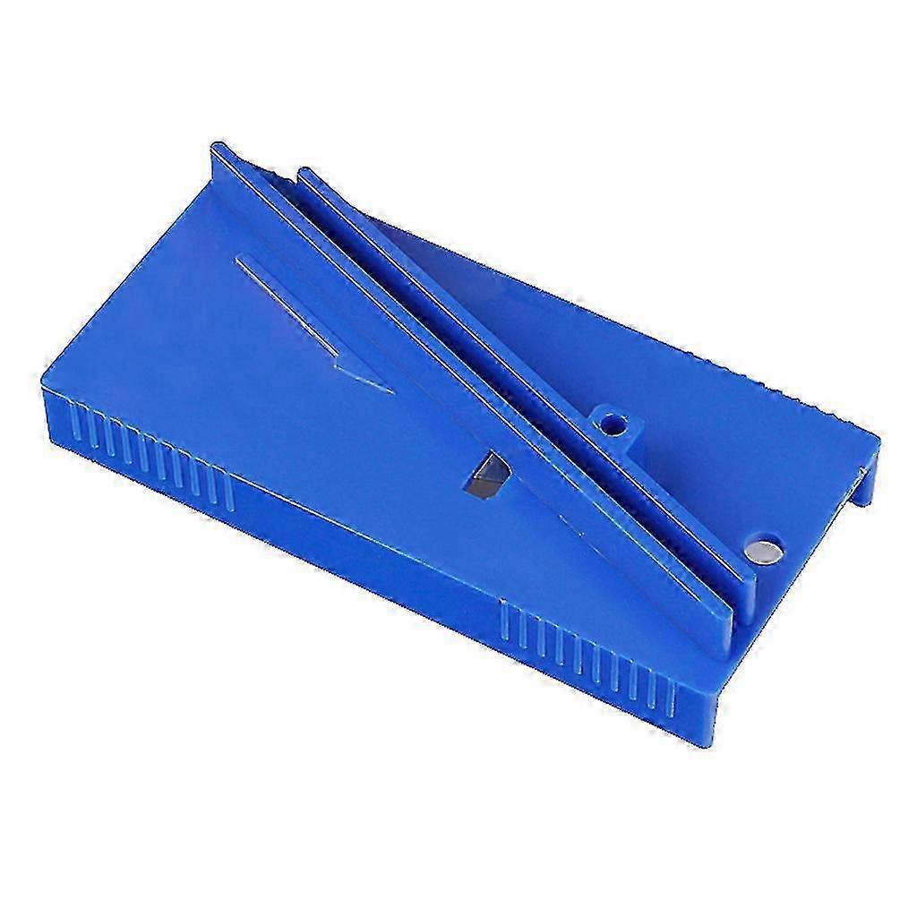 9.5x9.5cm Plastic Scraper Felt Edge Squeegee Car Wrap Tool Blue