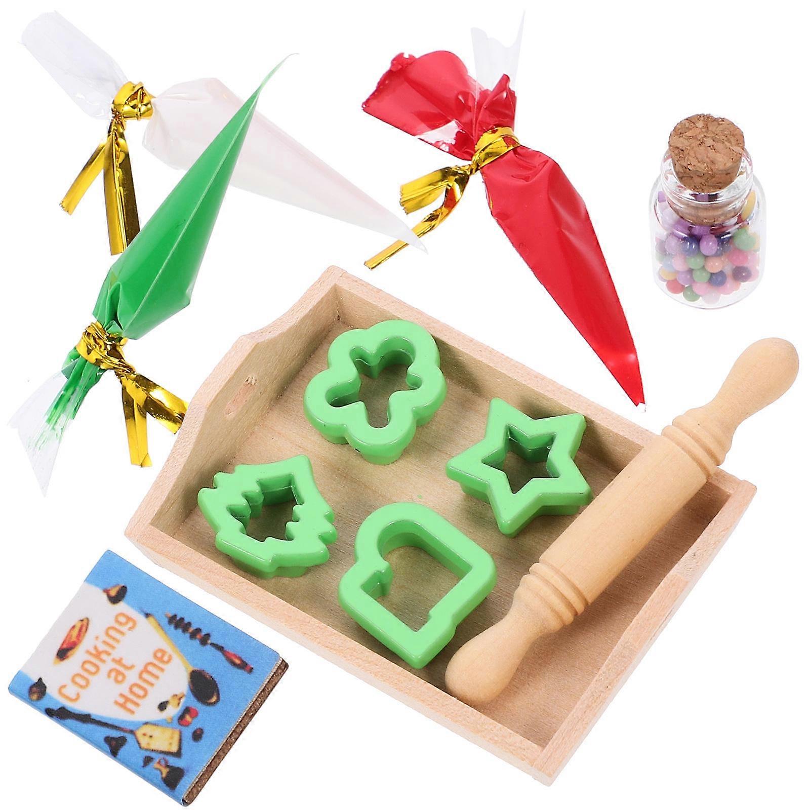 Kitchen Mini Simulation Toys Miniature Baking Models For Interior Model Display Resin Baking 5.00X3.70X1.00cm 1Set