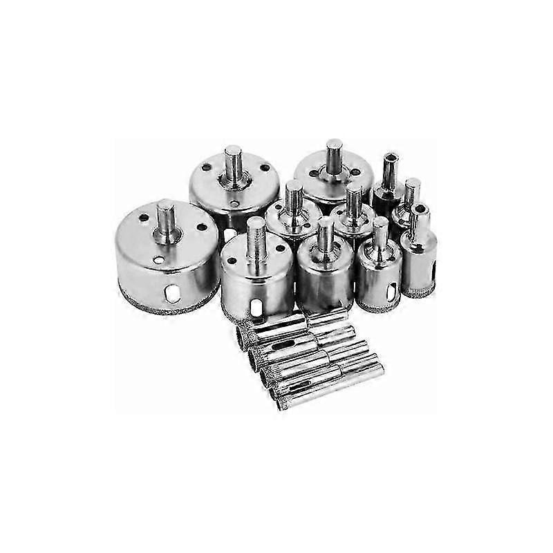 16Pcs Diamond Hole Saw Set for Tiles (New Edition)