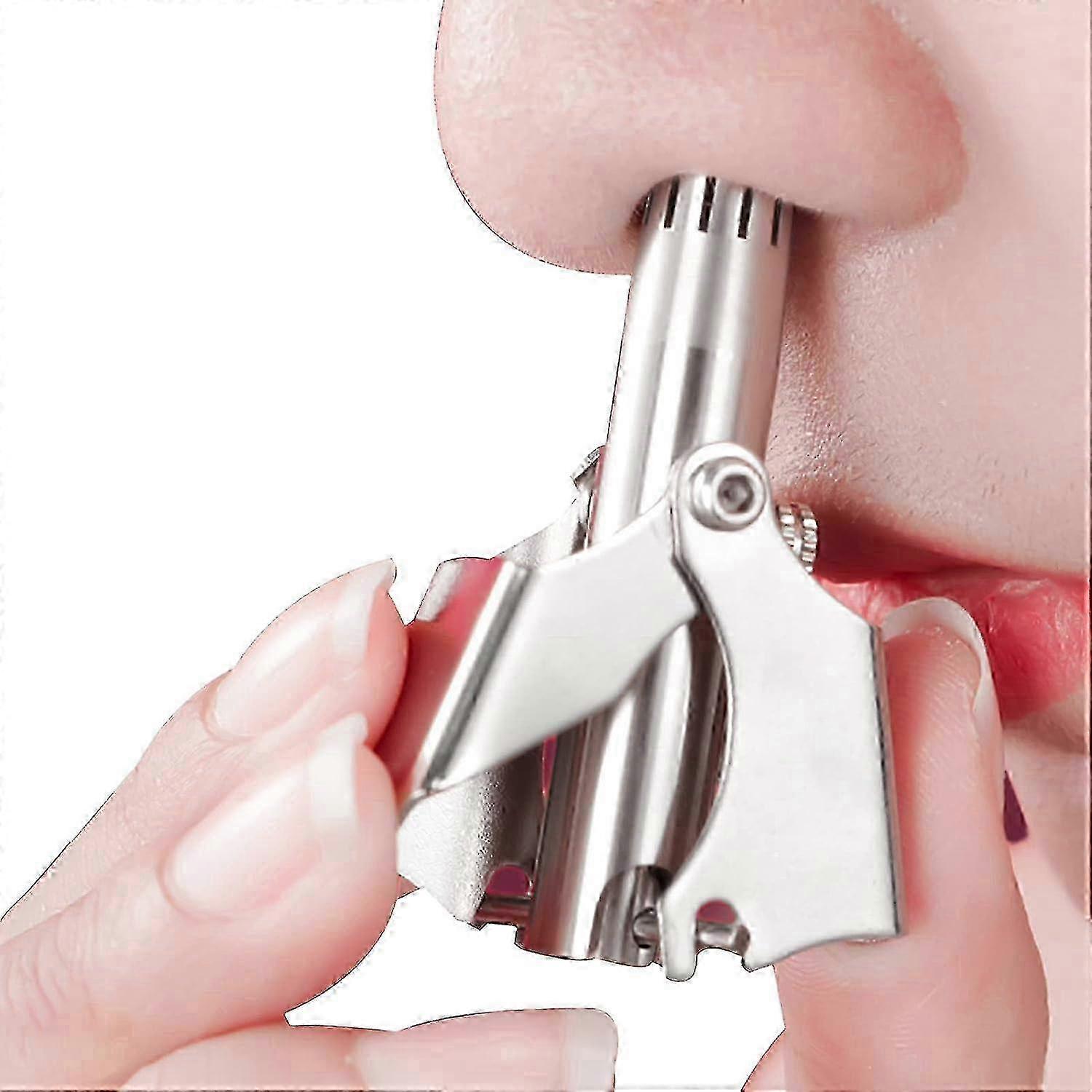 2025 Ear and Nose Hair Trimmer - Professional and Painless with 12 Double-Edged Bla DTY