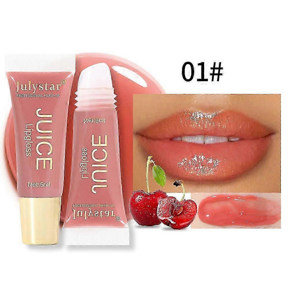 Clear Lip Gloss , Hydrating Lip Gloss ,Fruity Lip Plumper Gloss And Lip Glow Oil, Non-Sticky And Long Lasting Lip Gloss For Women