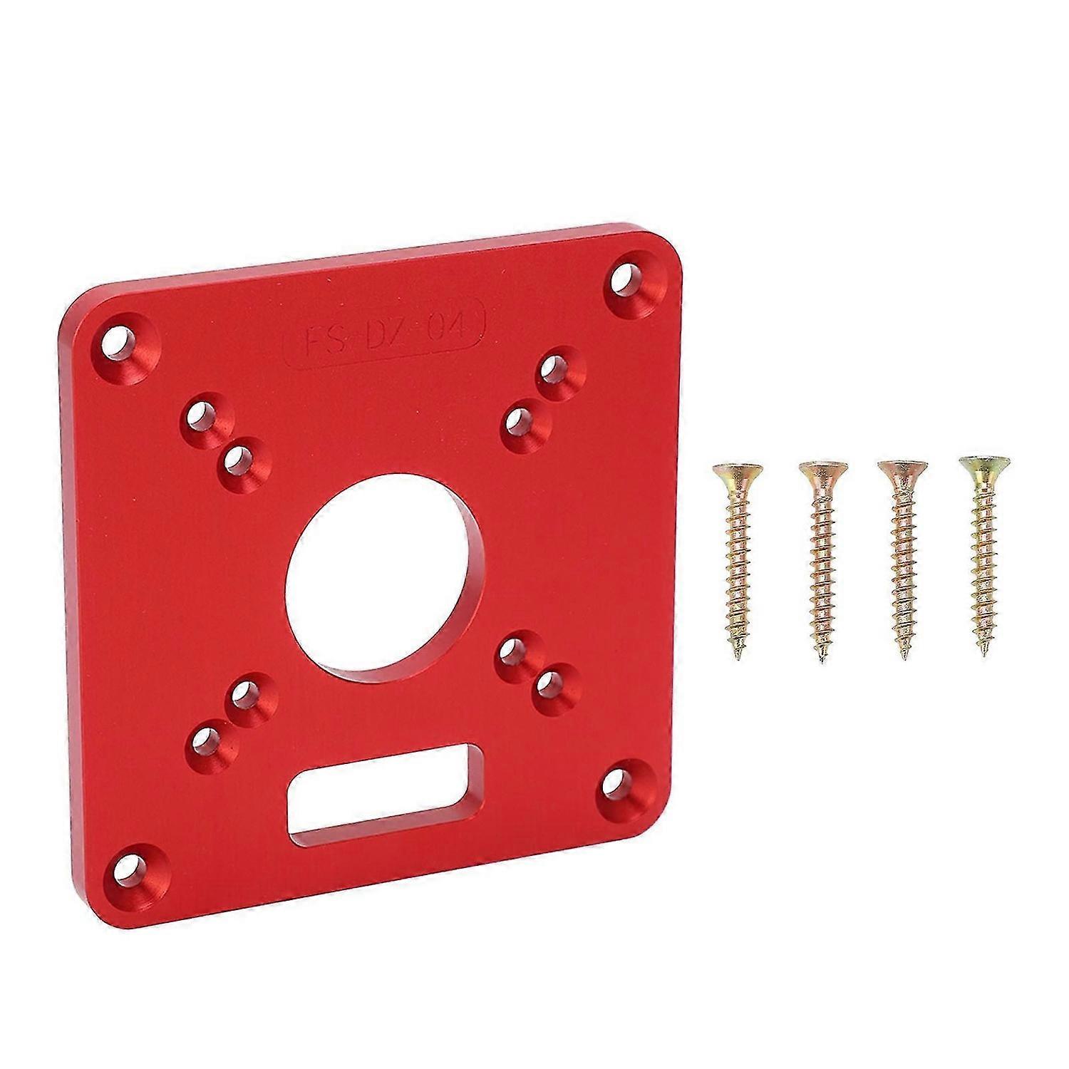 Router Table Insert Plate Universal Aluminum Trimming Machine Flip Board for Woodworking Bench