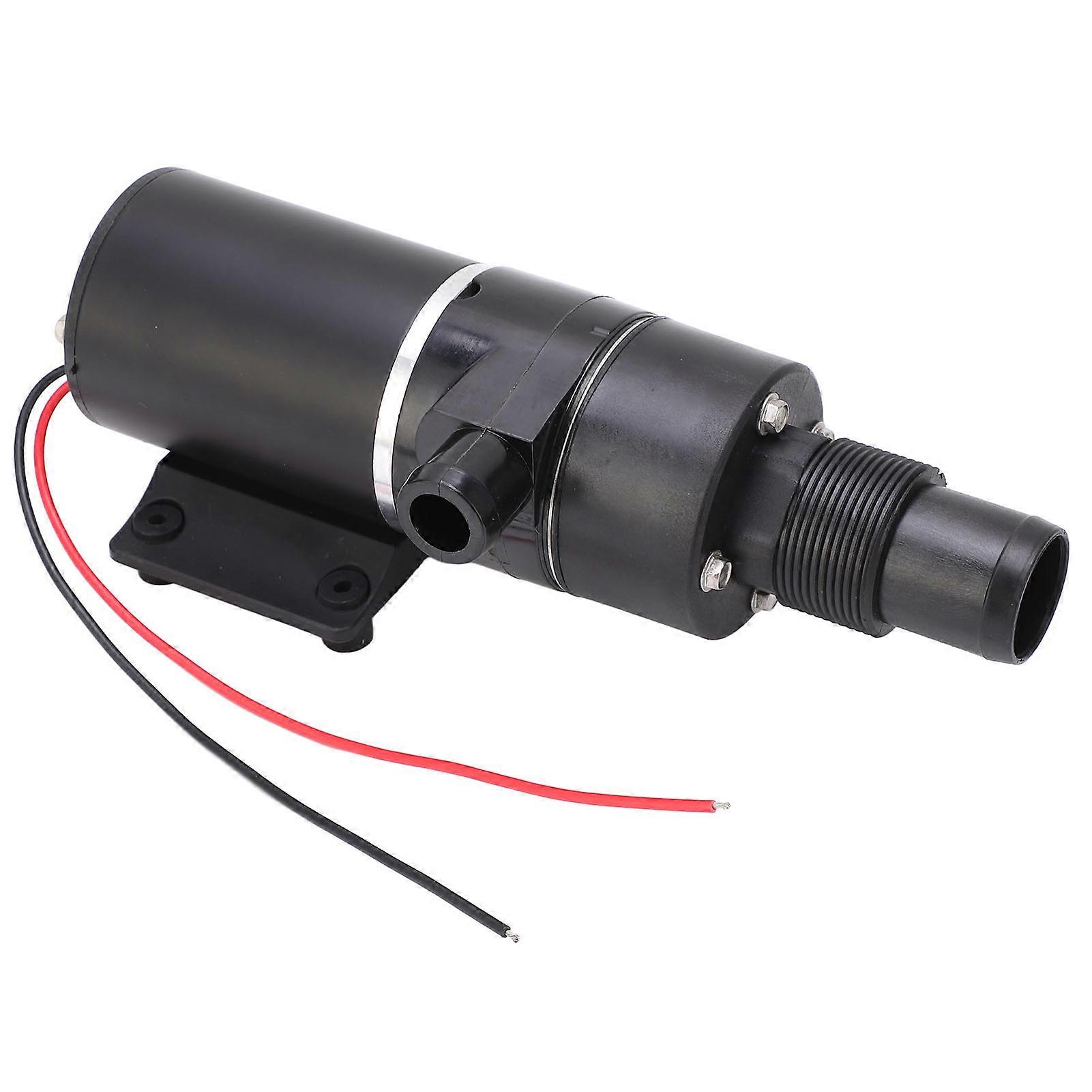 Sewage 45LPM 12GPM Large Flow 3 Meter Head Dual Blade DC RV Waste Pump for Yacht Toilet Fish Tank