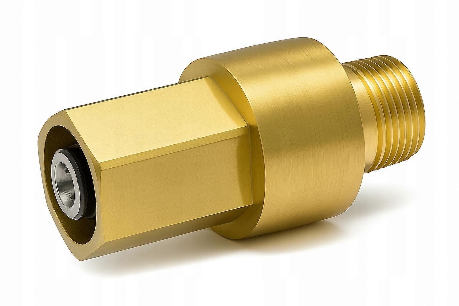 Rosfix Adapter Easylock Gw M22X1.5 Gz – Brass Connector for Pressure Washers | Replacement for Kärcher 4.111-033.0, 4.111-034.0