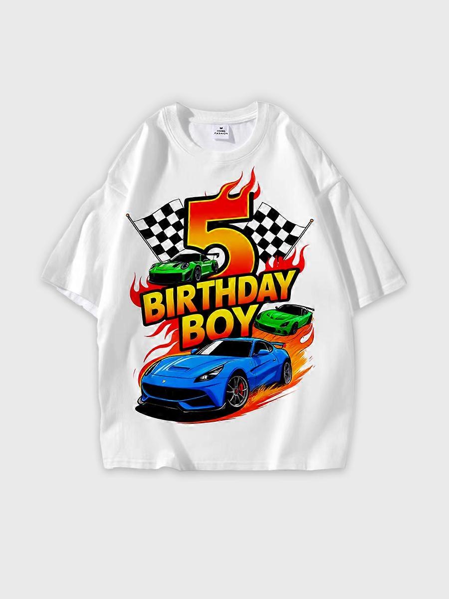 T-shirt round neck Pattern loose short sleeve JW2138