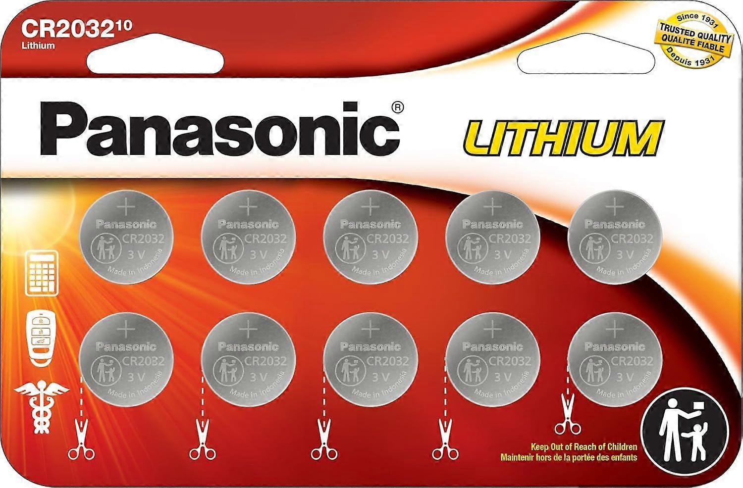 2025 Latest Model CR2032 3.0 Volt Long Lasting Lithium Coin Cell Batteries in